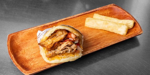 Pork Arepa