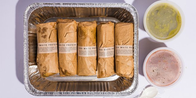 Egg White Protein Wrap Tray