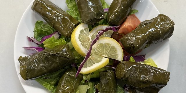 Vegetarian Dolmas (Grape Leaves)