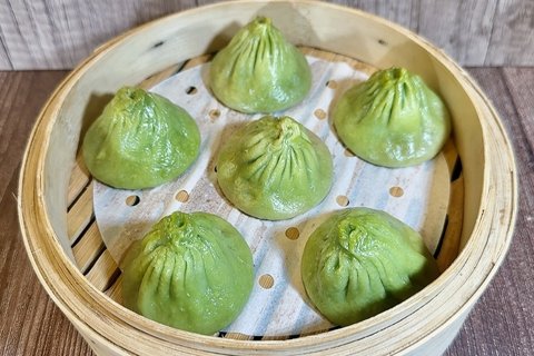 Gourd Luffa, Shrimp & Pork Soup Dumplings