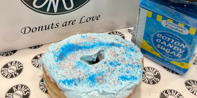Cotton Candy Donut