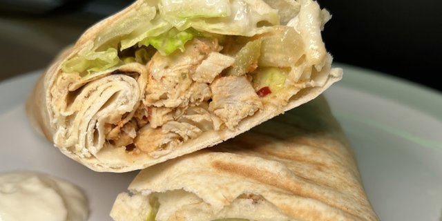 Chicken Kabob Wrap