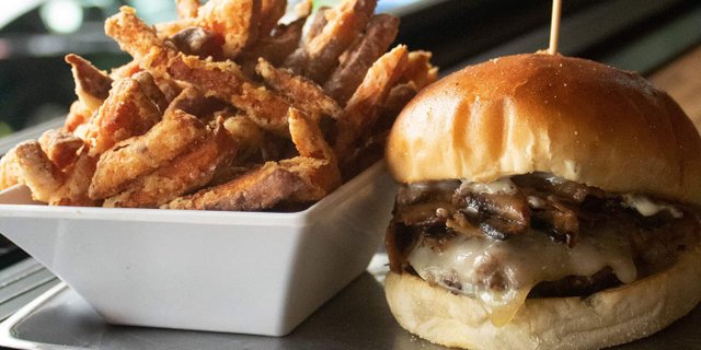 The Mushroom Burger Combo