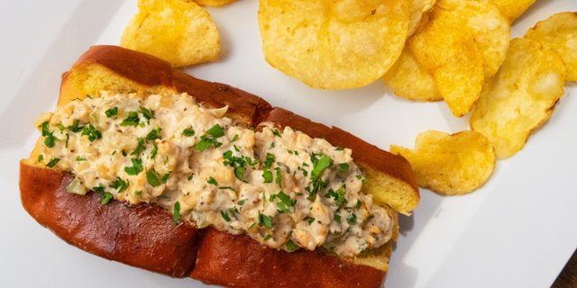 Low Country Shrimp Roll