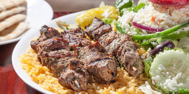 Steak Skewer Meal