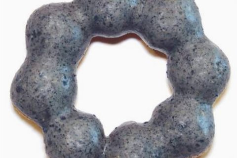 Black Sesame Mochi Donut