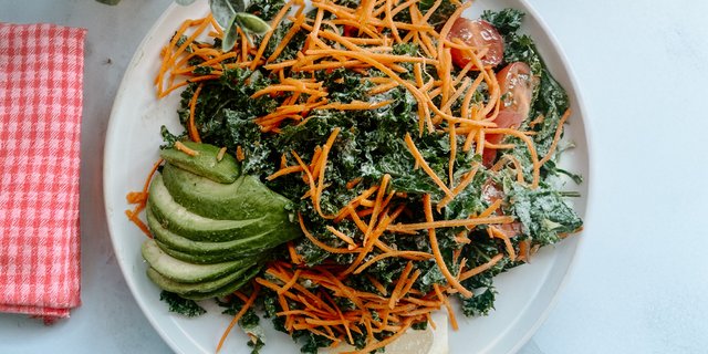 Rainbow Kale Salad