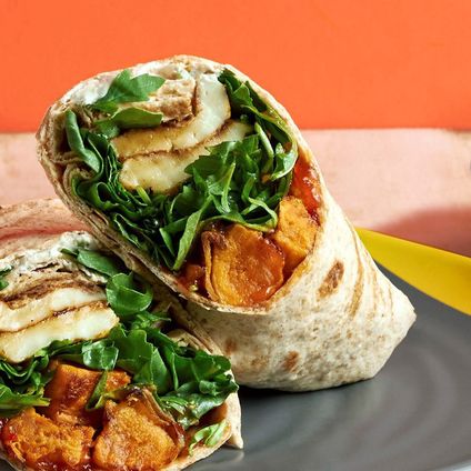 Sweet Potato & Halloumi Wrap